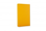 Moleskine黄色硬面横间笔记本大型